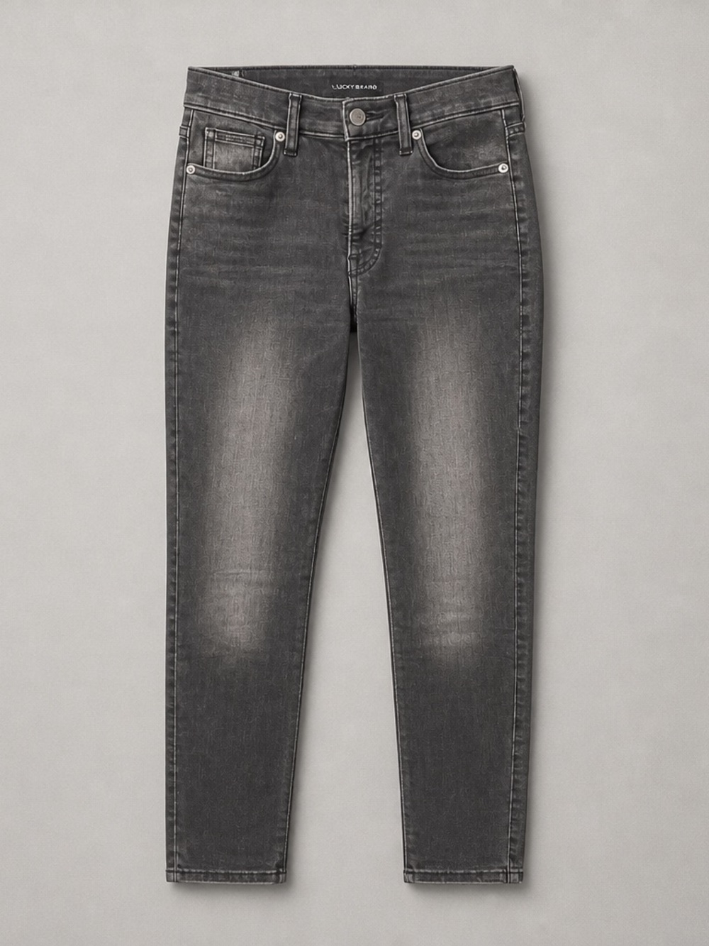 Lucky Brand Women’s Uni Fit High Rise Skinny Grey Slim Jeans 2